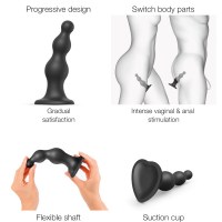 IMAGE 2 - Dildo Plug Beads - Black46